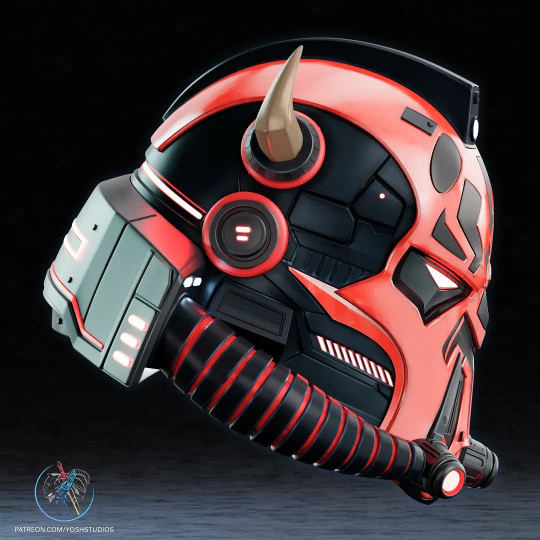 STL - Casco de Samurai de Darth Maul