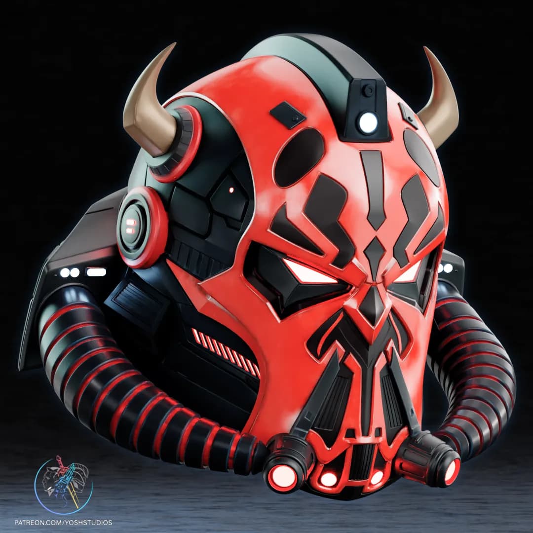 STL - Casco de Samurai de Darth Maul