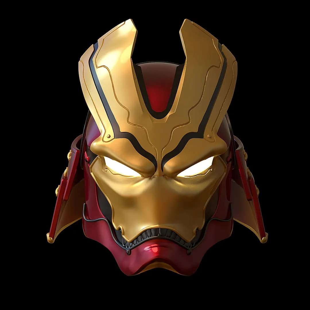 STL - Casco de Samurai Iron Man