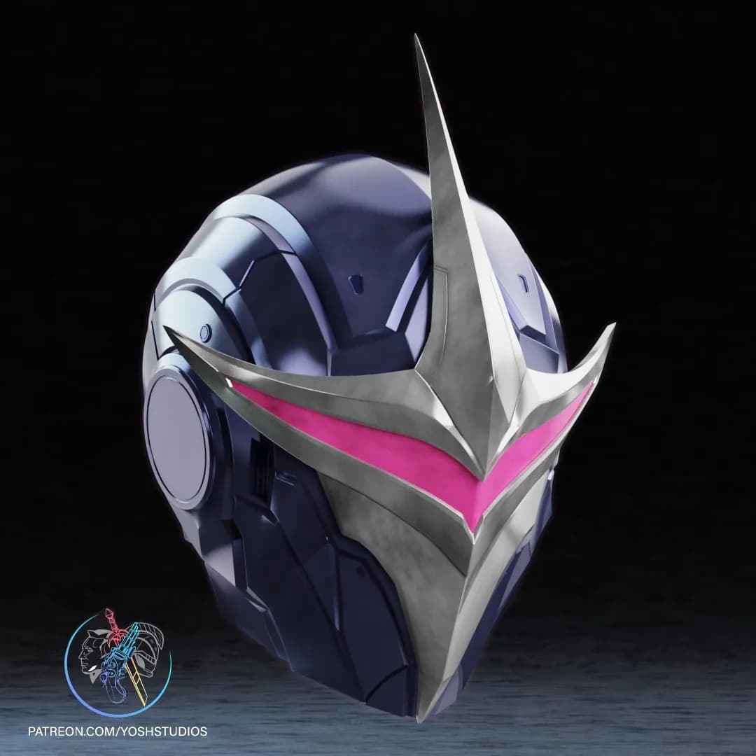 STL - Casco de Sci Fi Estilo Samurai