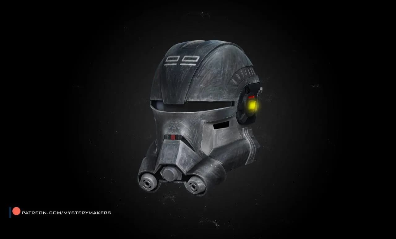 STL - Casco de soldado Echo Bad Batch