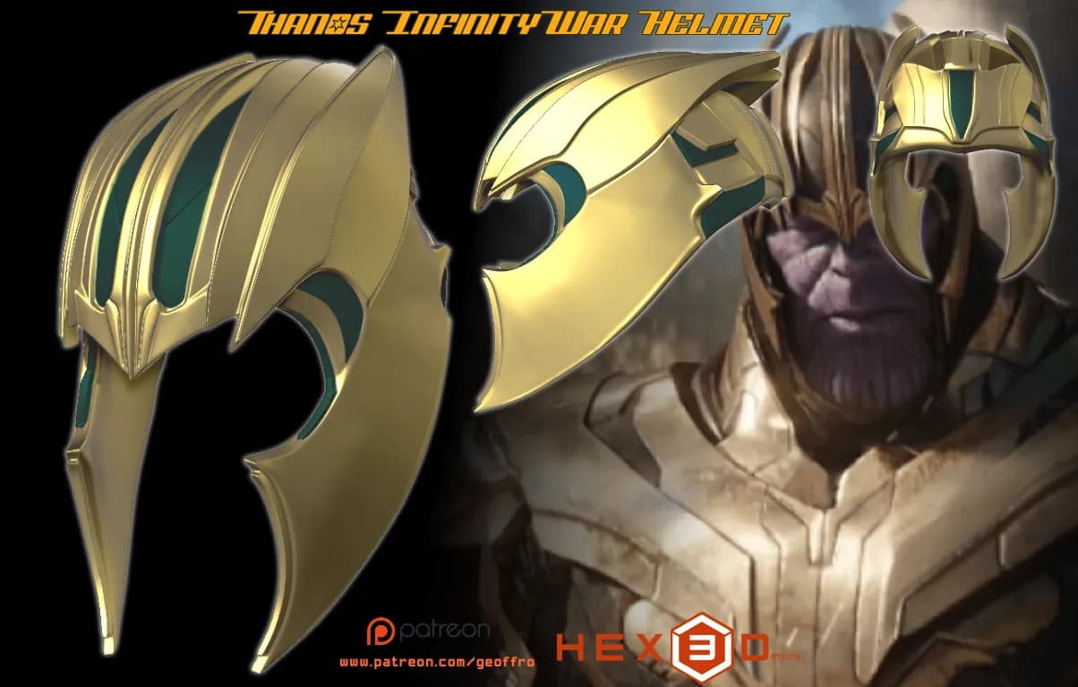 STL - Casco de Thanos Infinity War