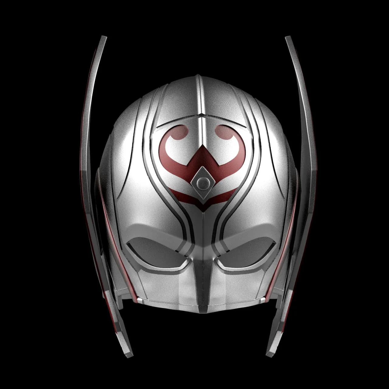 STL - Casco de Thor Estilo Lady 3 render 4