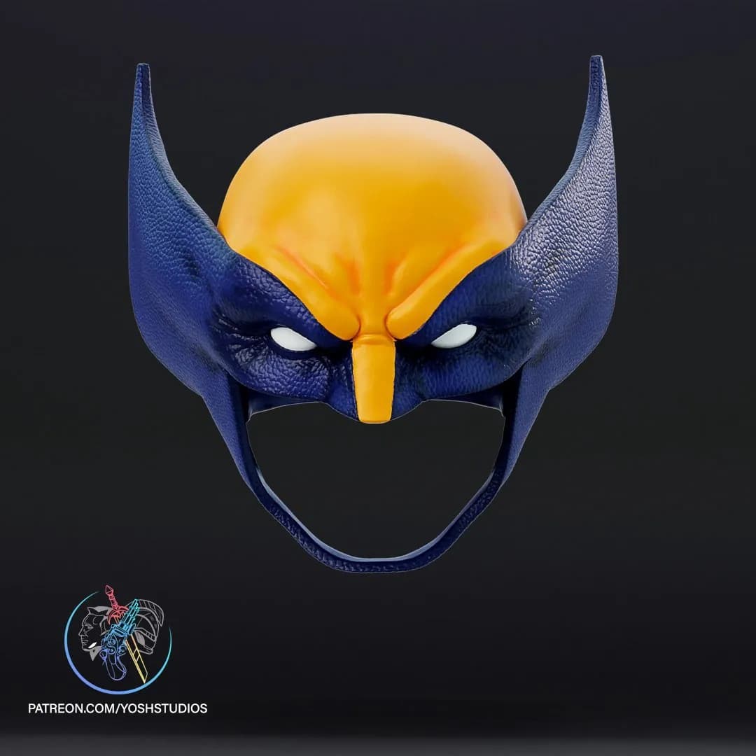 STL - Casco de Wolverine Estilo Cómic