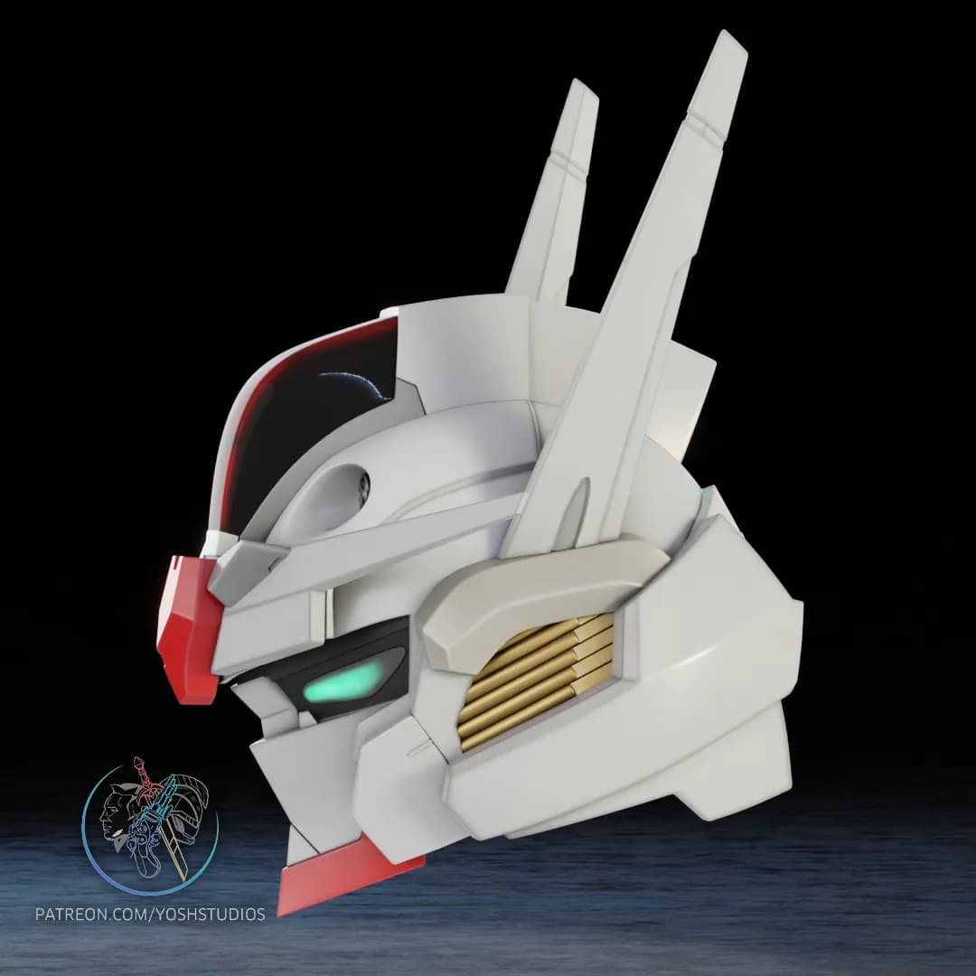 STL - Casco Gundam COD 2 render 3