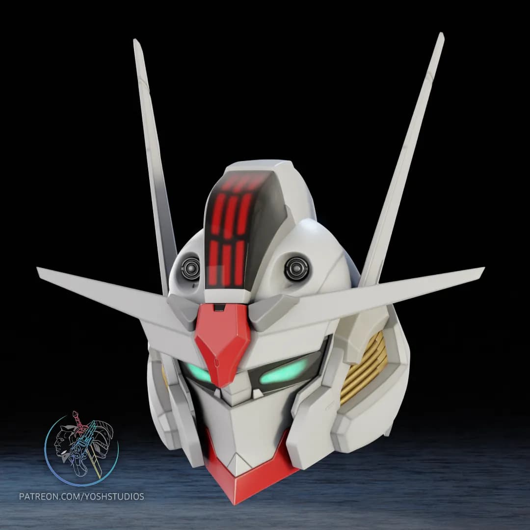 STL - Casco Gundam COD 2 render 4