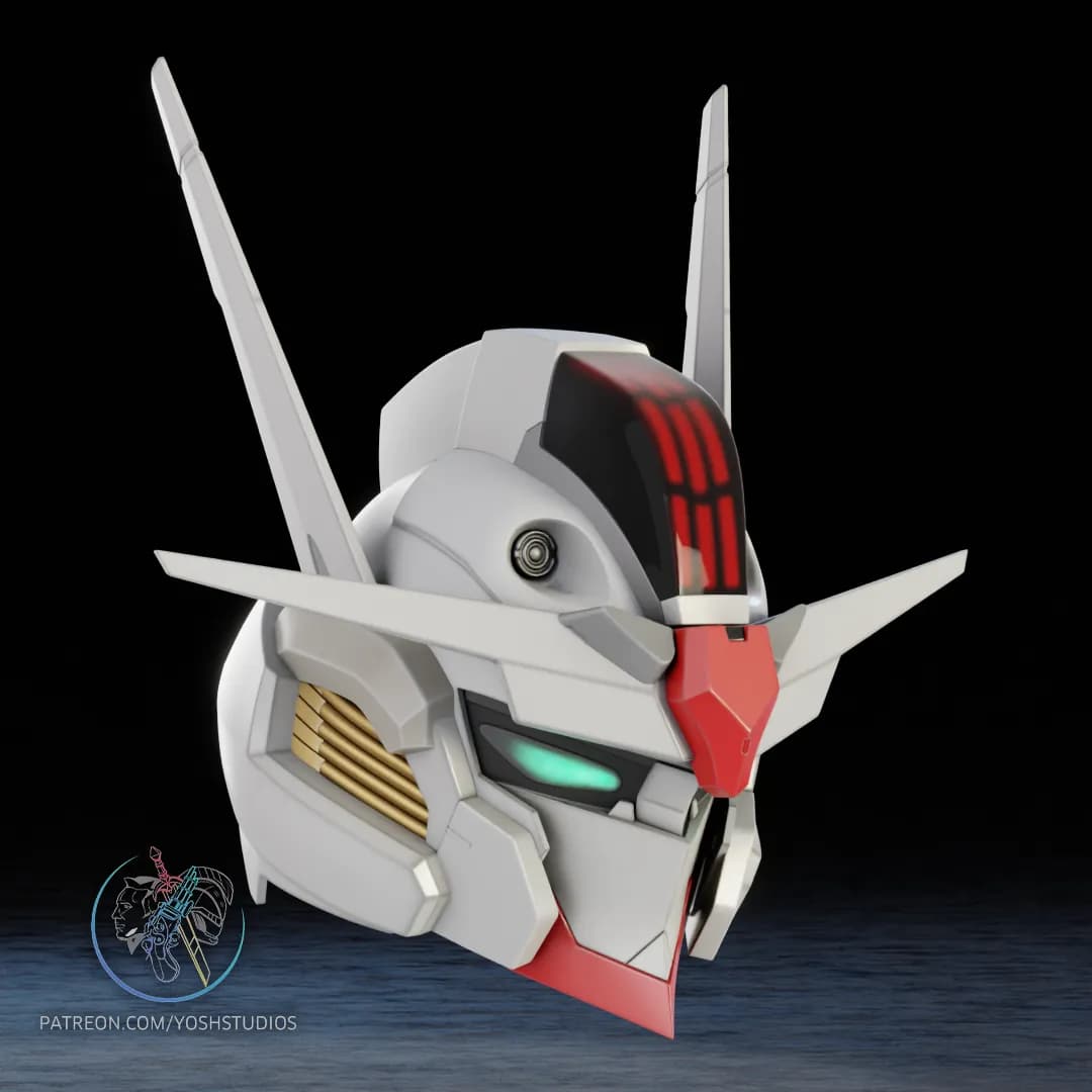 STL - Casco Gundam COD 2 render 5