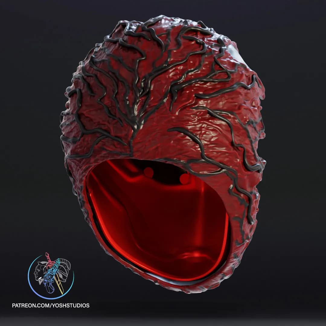 STL - Casco Iron Spider con Venom render 4