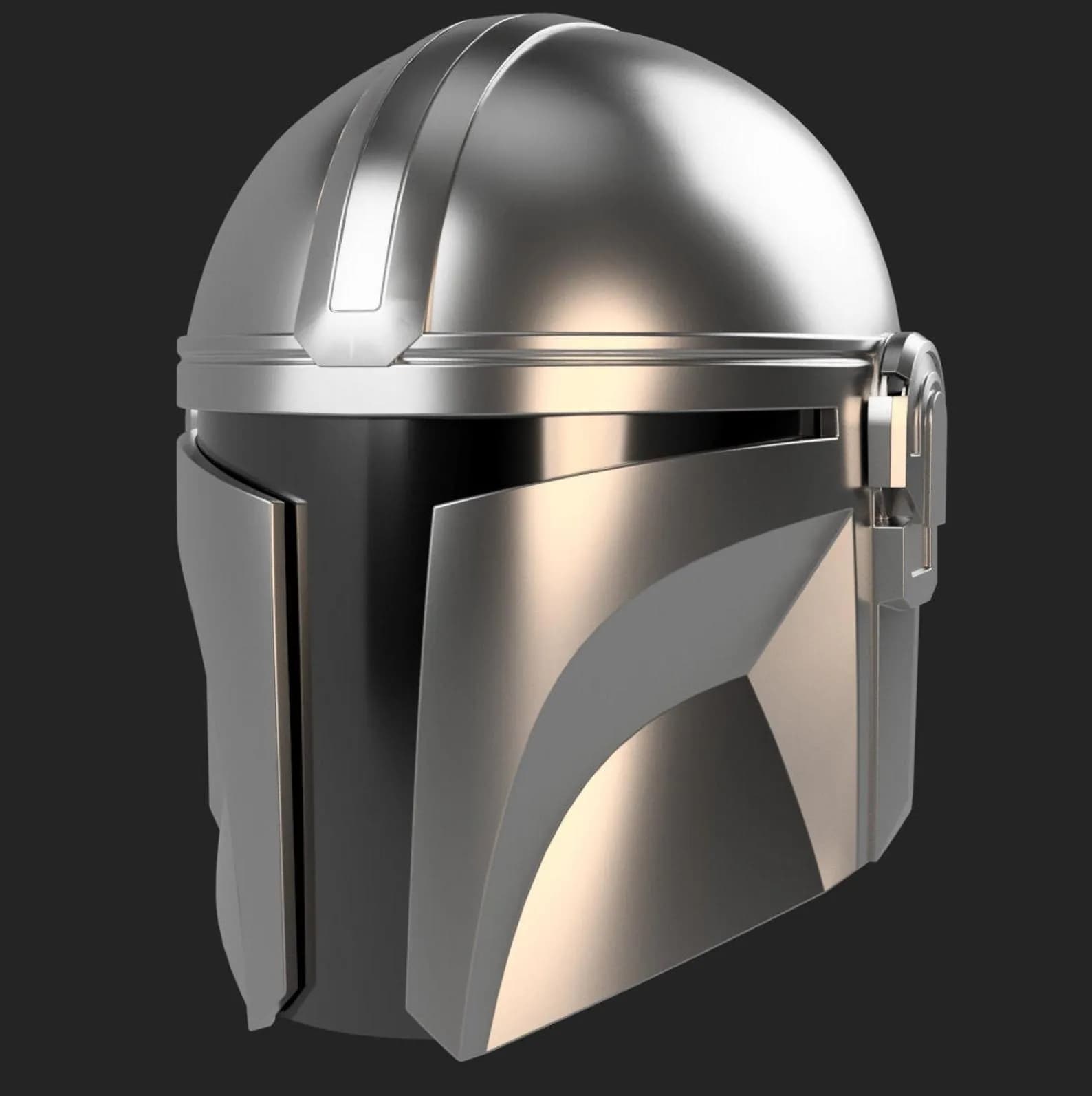 STL - Casco Mandalorian render 2