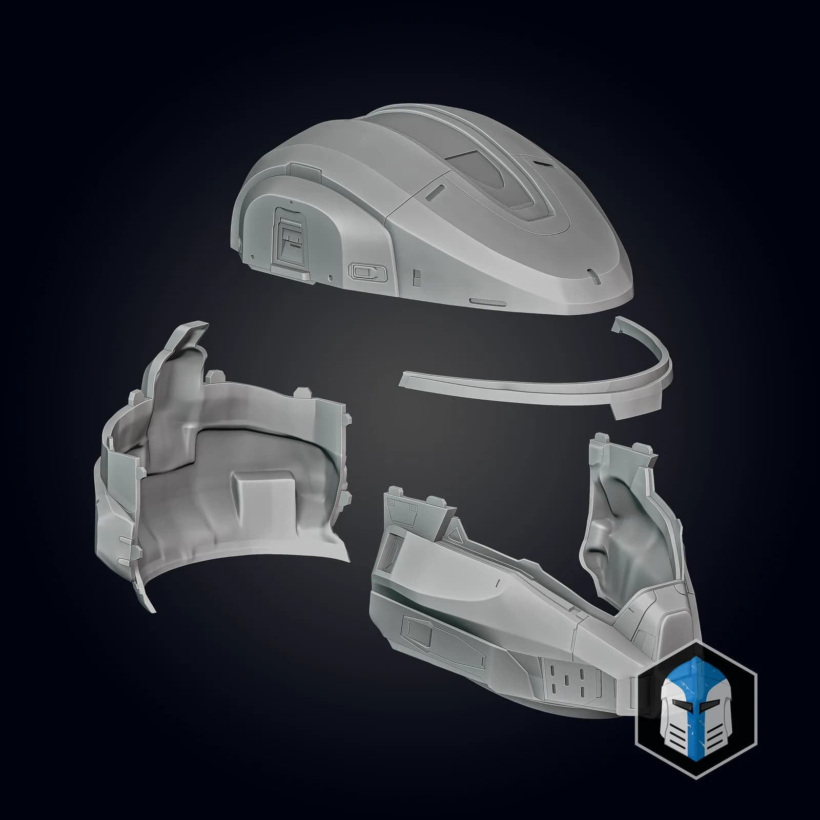STL - Casco "Meowlnir" inspirado en Halo render 2
