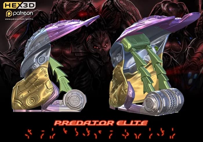 STL - Casco Predator Elite