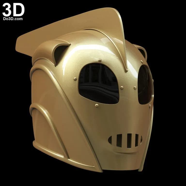 STL - Casco Rocketeer render 2