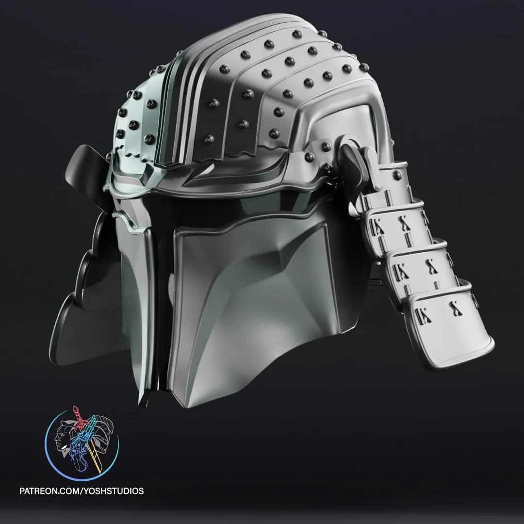 STL - Casco Samurai Mandalorian