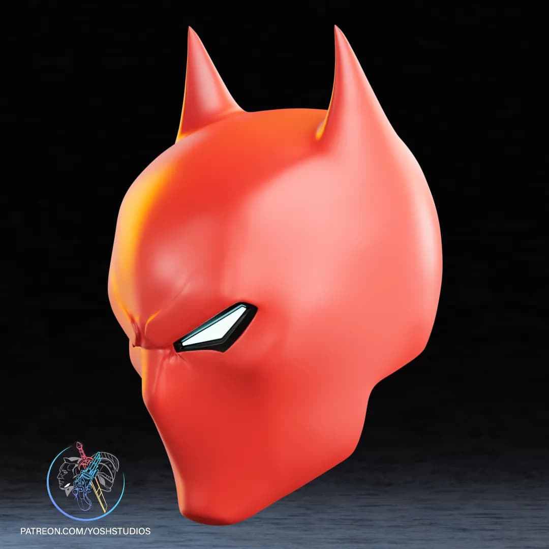 STL - Casco Superbat render 3