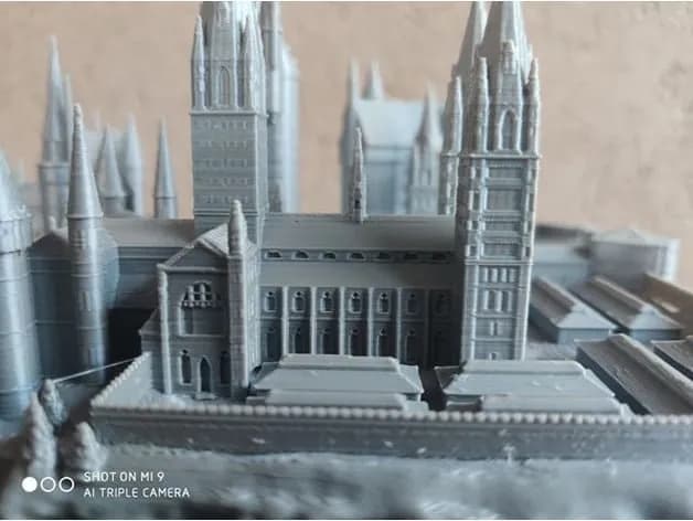 STL - Castillo de Hogwarts 3 render 3