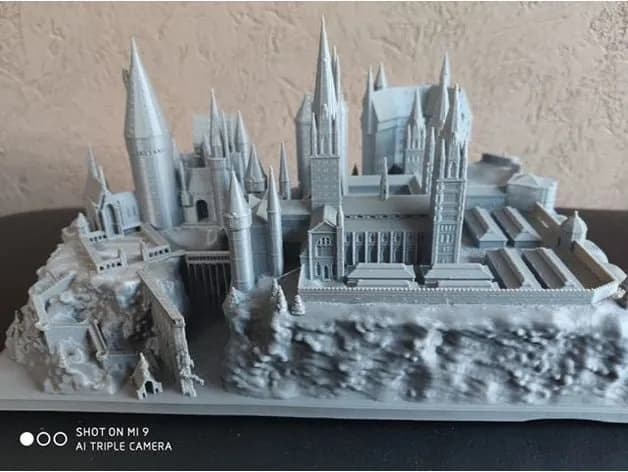 STL - Castillo de Hogwarts 3 render 5