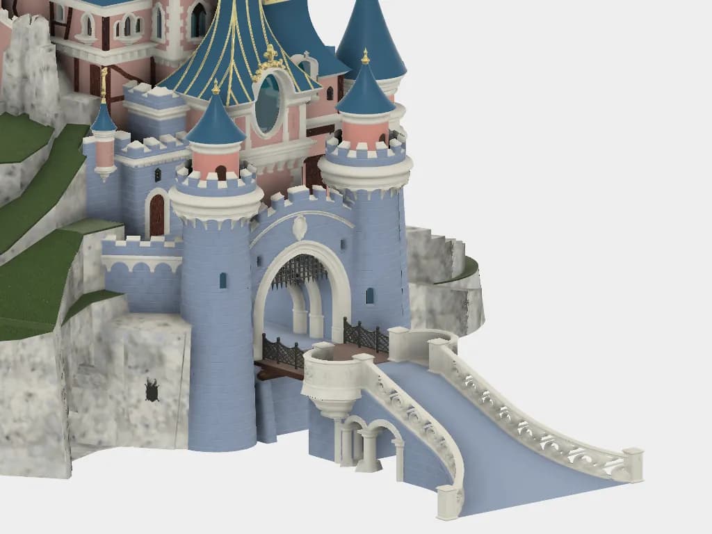 STL - Castillo Disneyland Paris