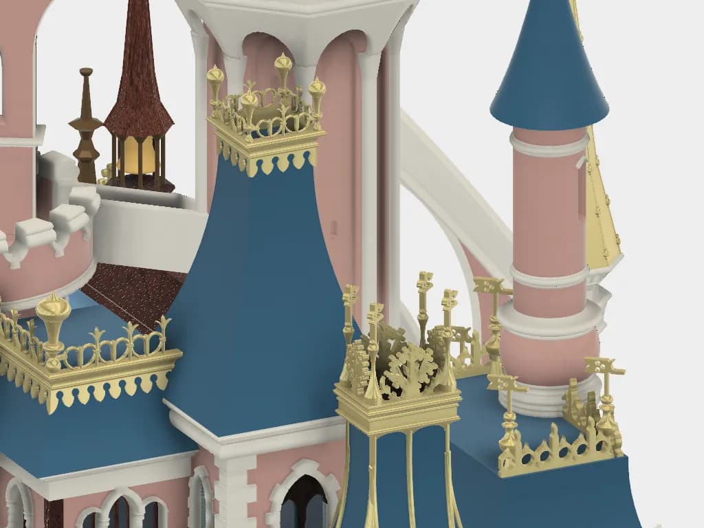 STL - Castillo Disneyland Paris