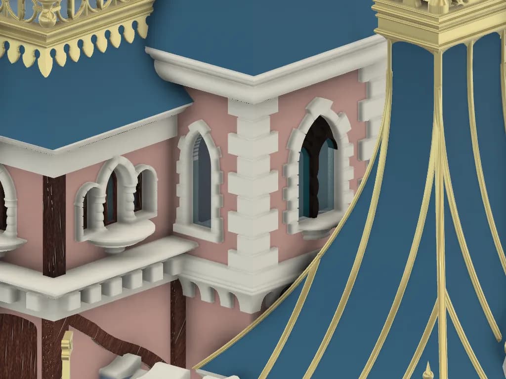 STL - Castillo Disneyland Paris