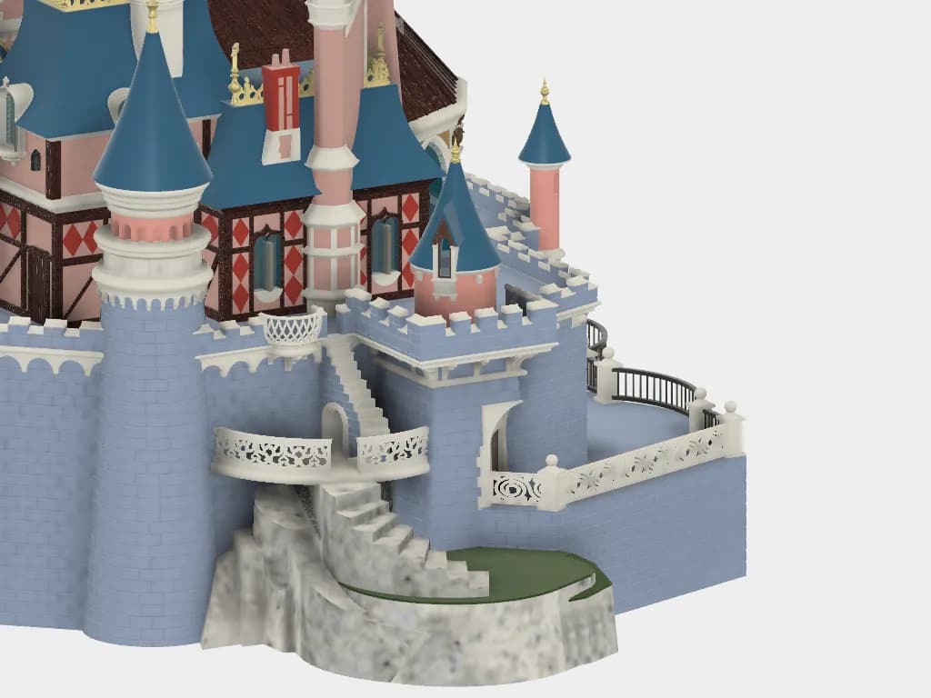 STL - Castillo Disneyland Paris