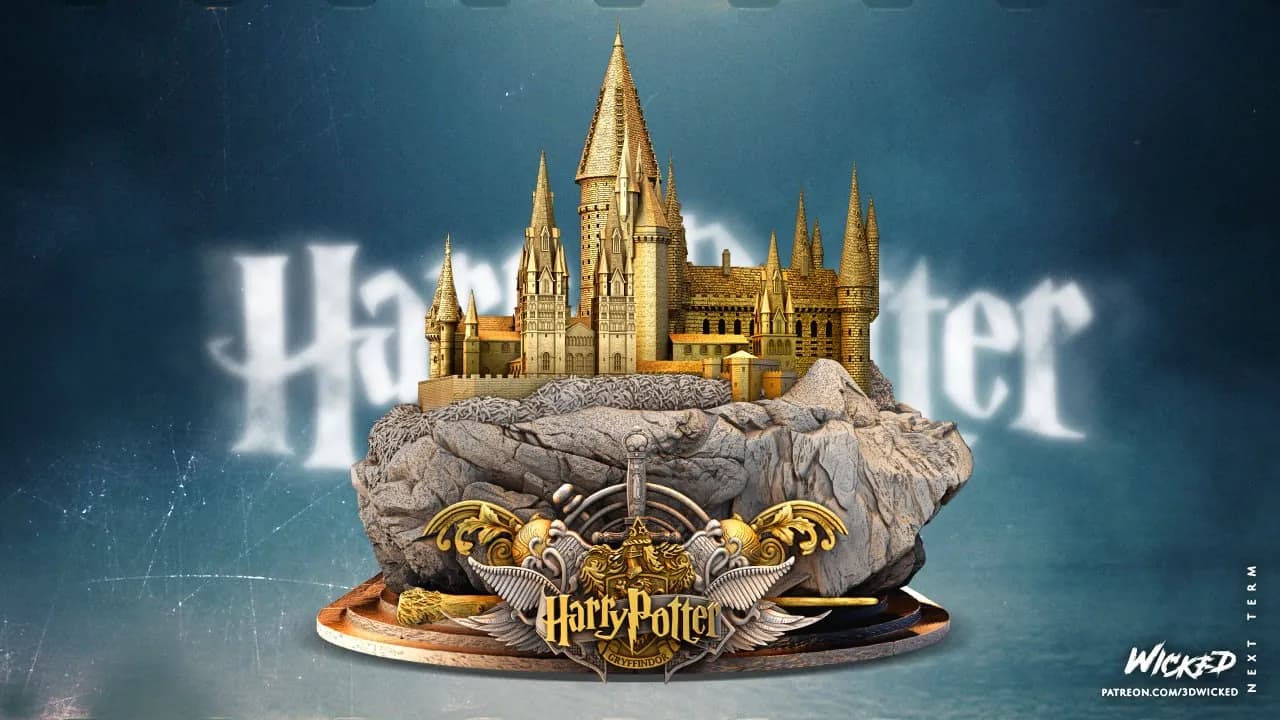 STL - Castillo Hogwarts Harry Potter