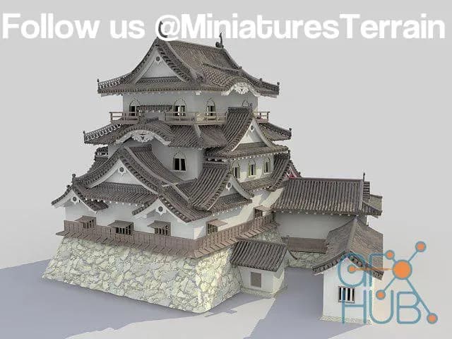 STL - Castillo Japonés Hikone