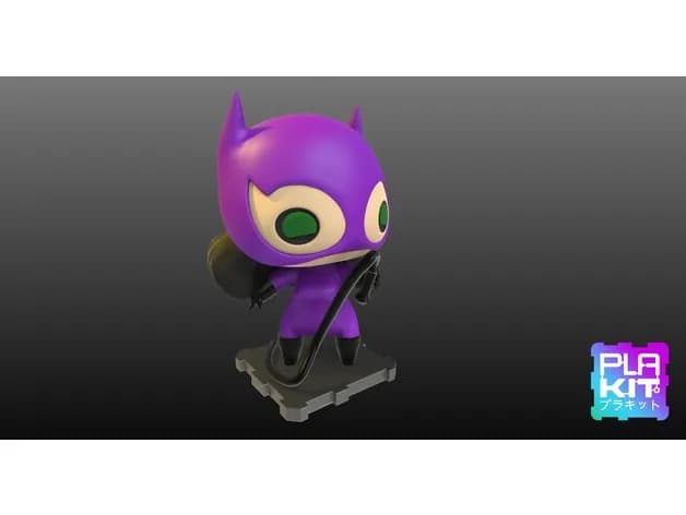 STL - catwoman classic render 2