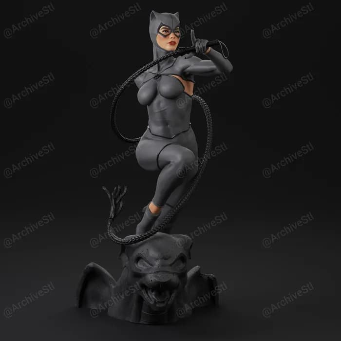 STL - catwoman dpaula 3d
