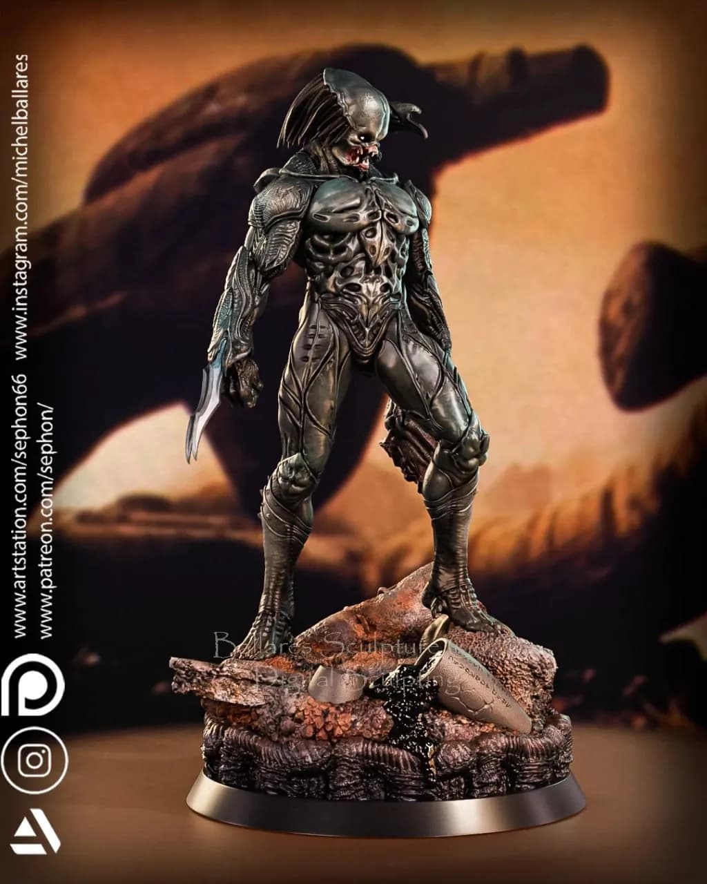 STL - Cazador de Ingeniero Ancestral render 5