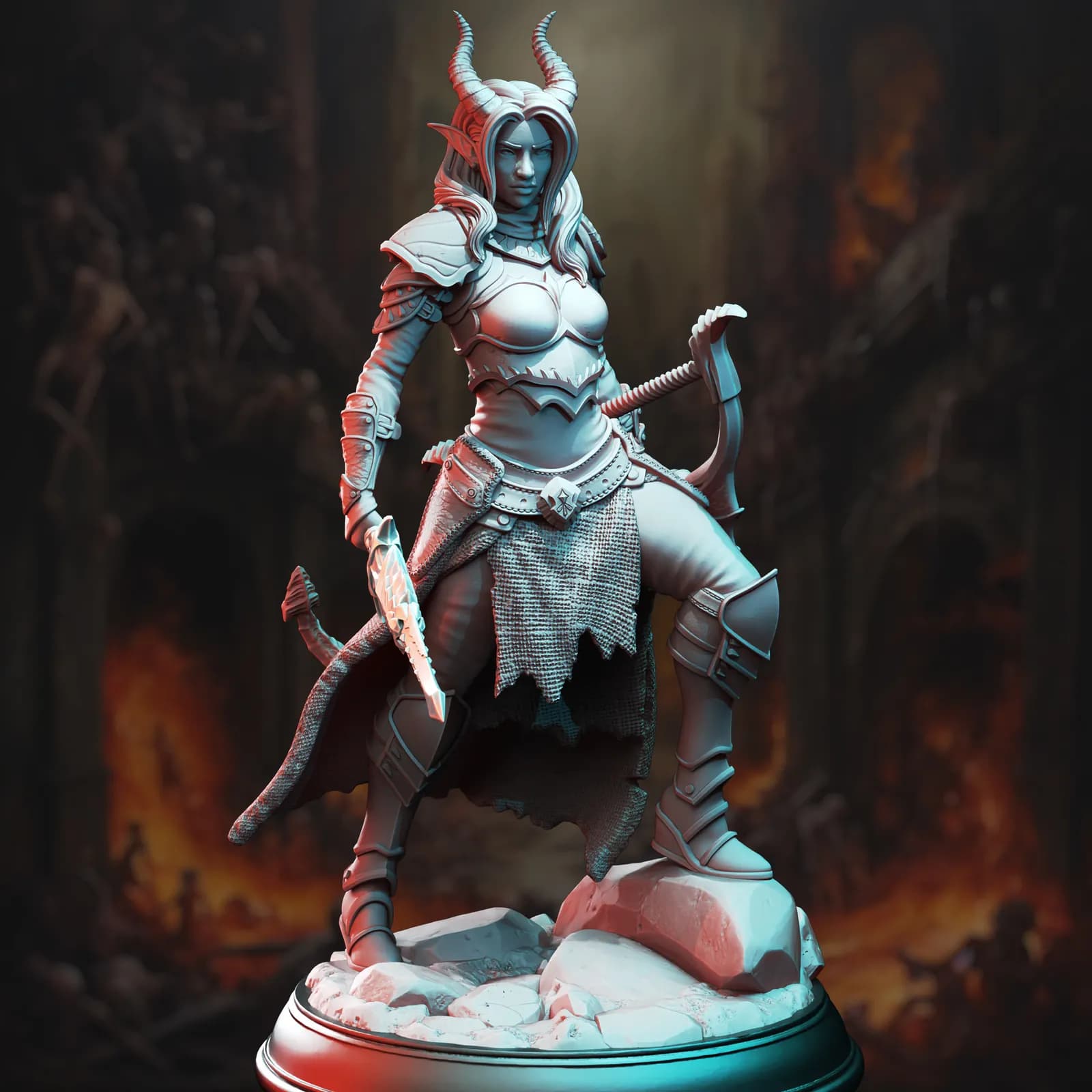 STL - Elkava of the Sixth – Deception Huntress