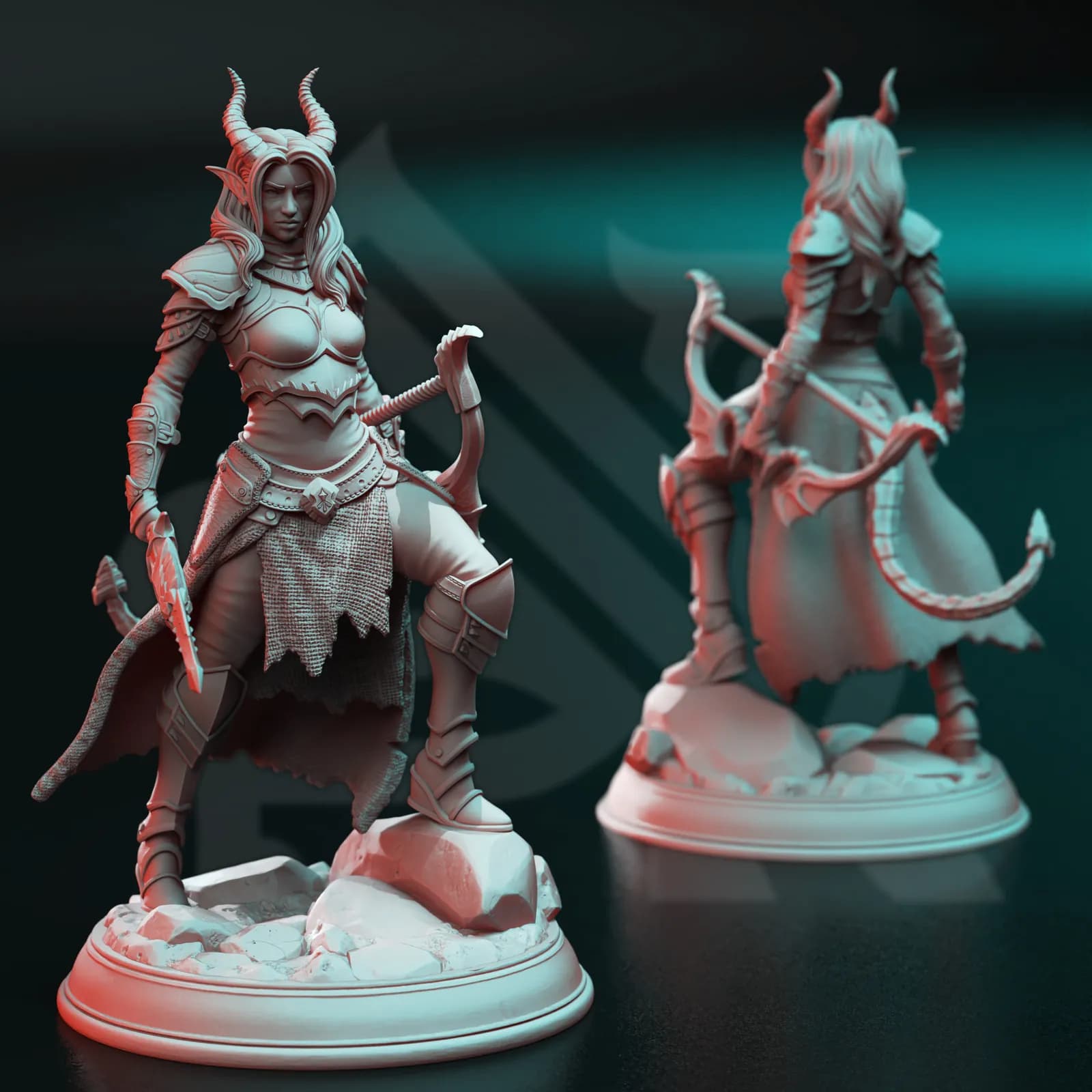 STL - Cazadora Decepecion de Elkava render 3