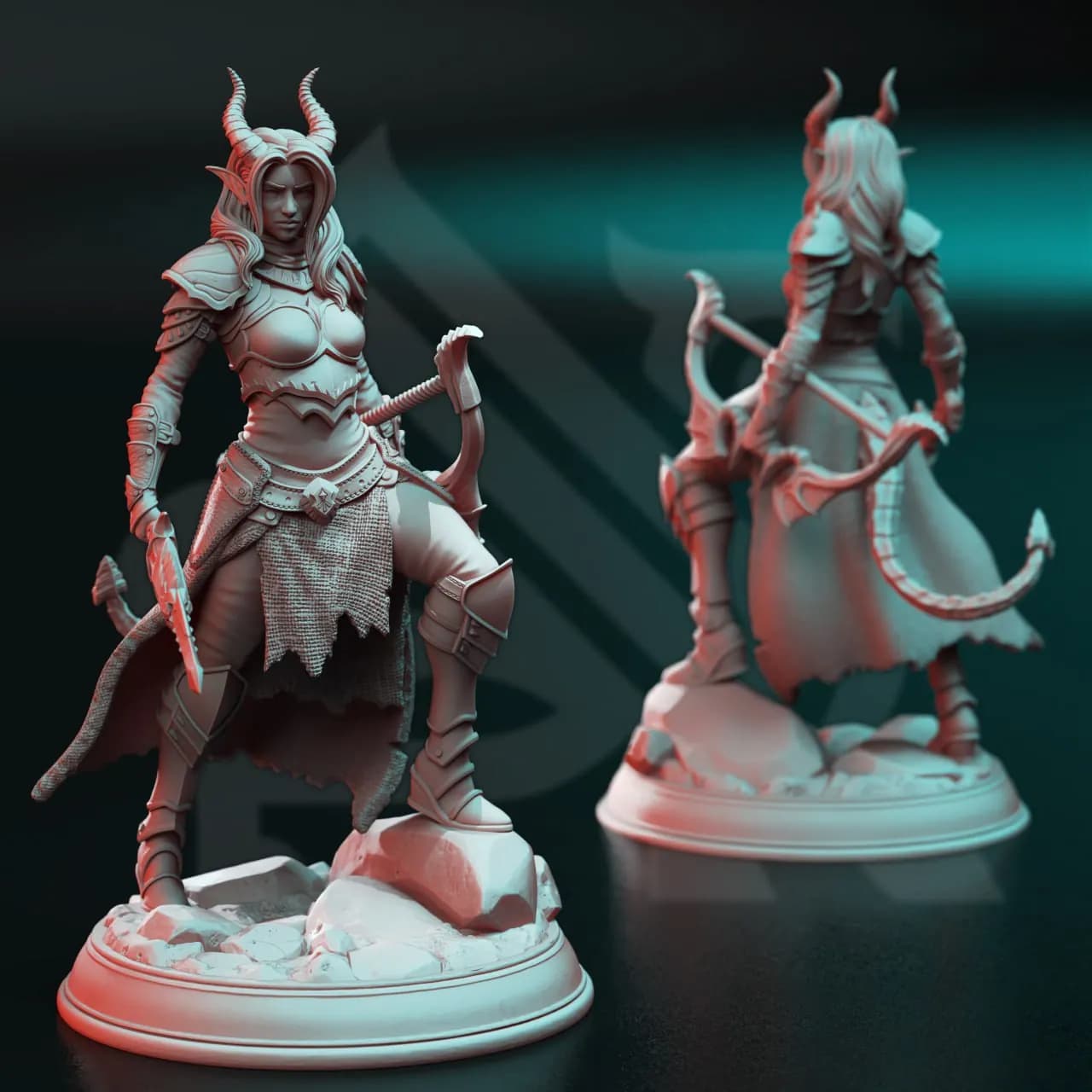 STL - Cazadora Decepecion de Elkava render 5
