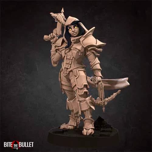 STL - Cazadora demoníaca con ballesta