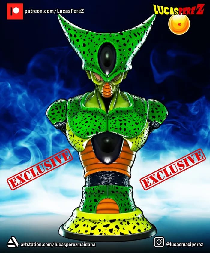 STL - cell celula bust lucas perez