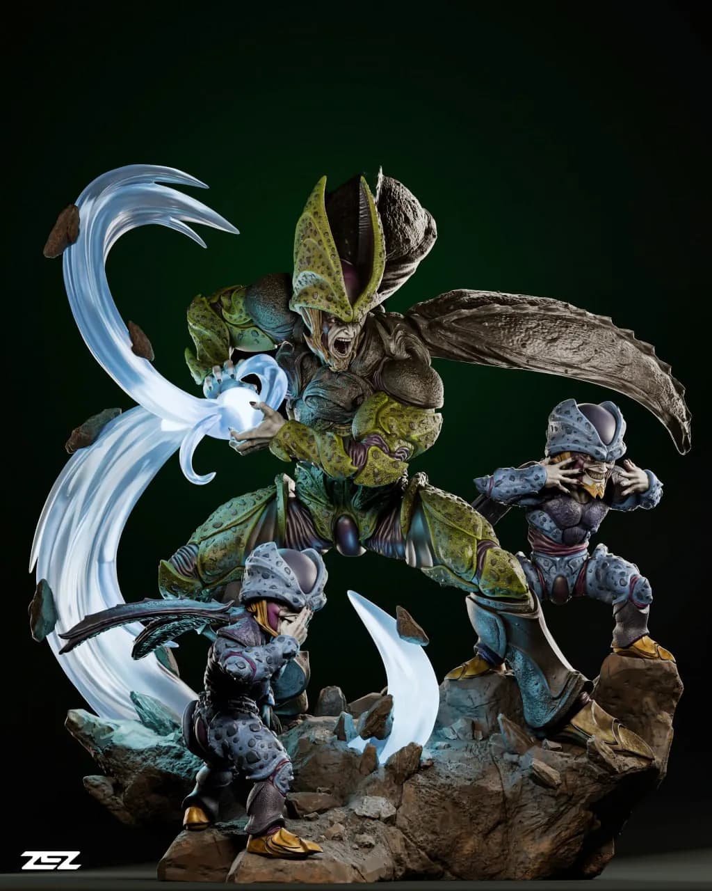 STL - Cell de Dragon Ball Z render 3
