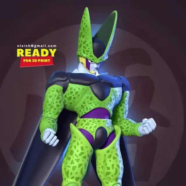 STL - cell dragon ball
