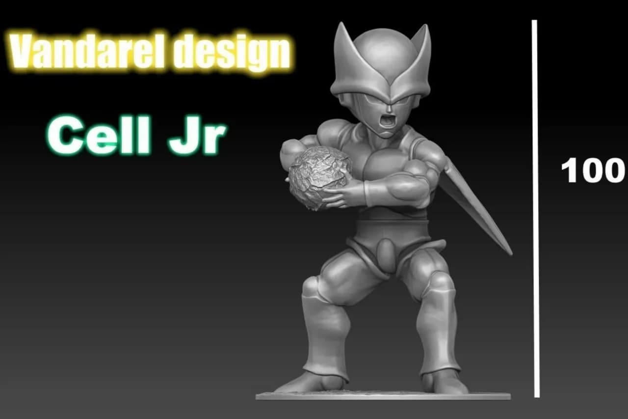 STL - Cell Jr Figura Dragon Ball Z