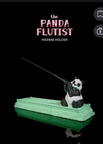 STL - Cenicero de flautista de panda