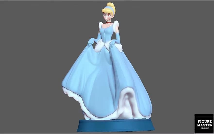 STL - Cenicienta render 2