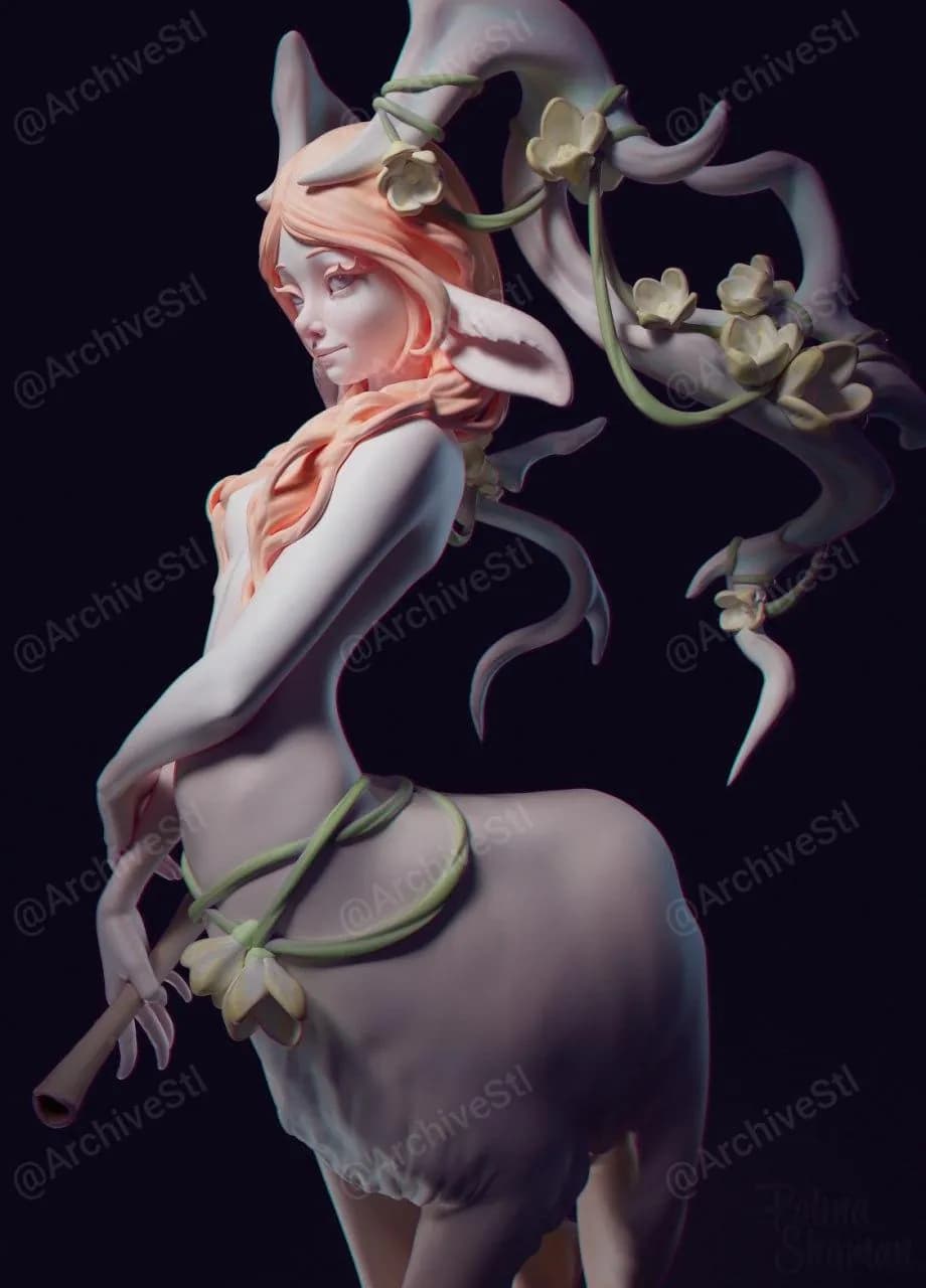 STL - Centaura floral