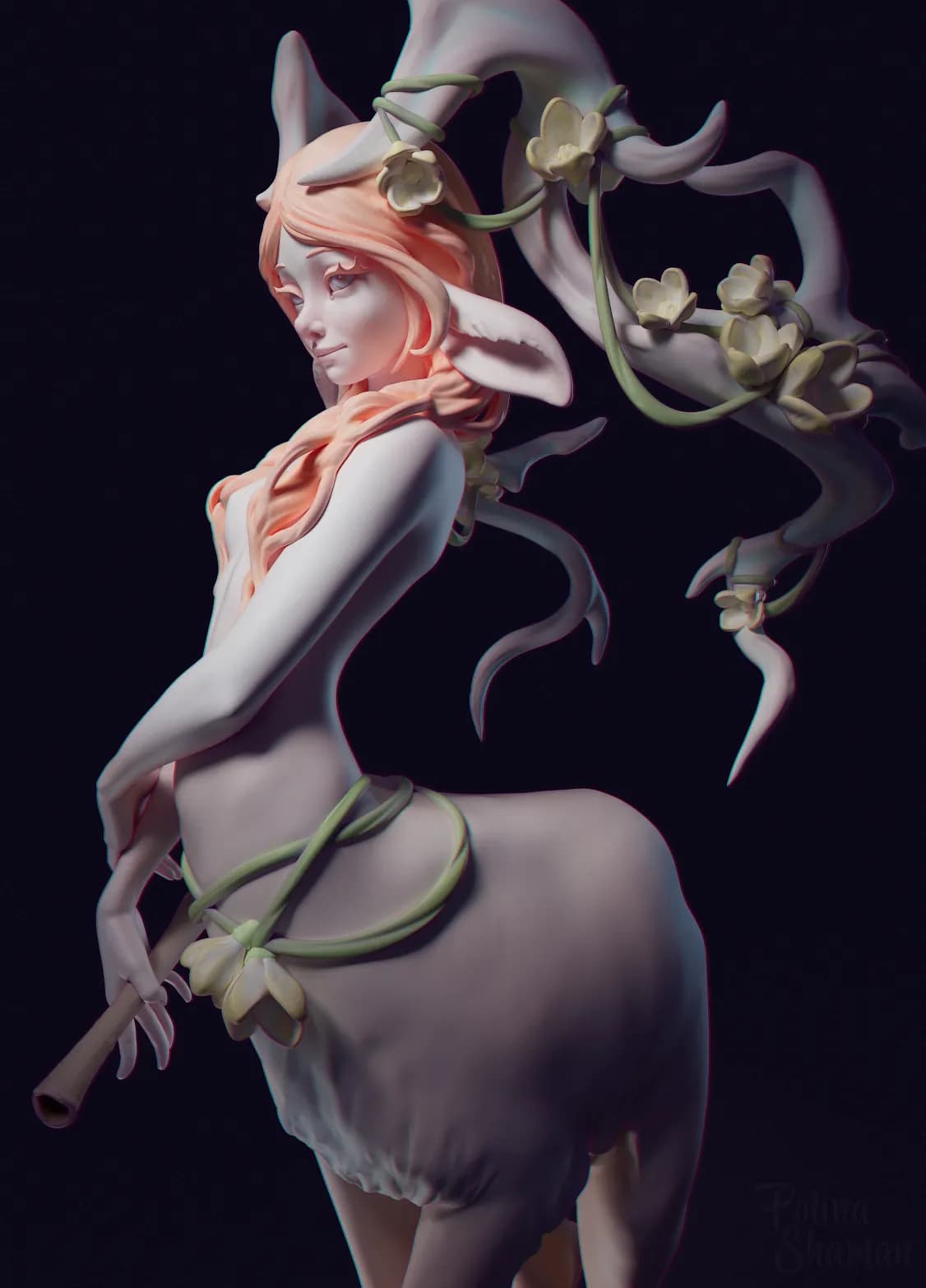 STL - Centaura floral