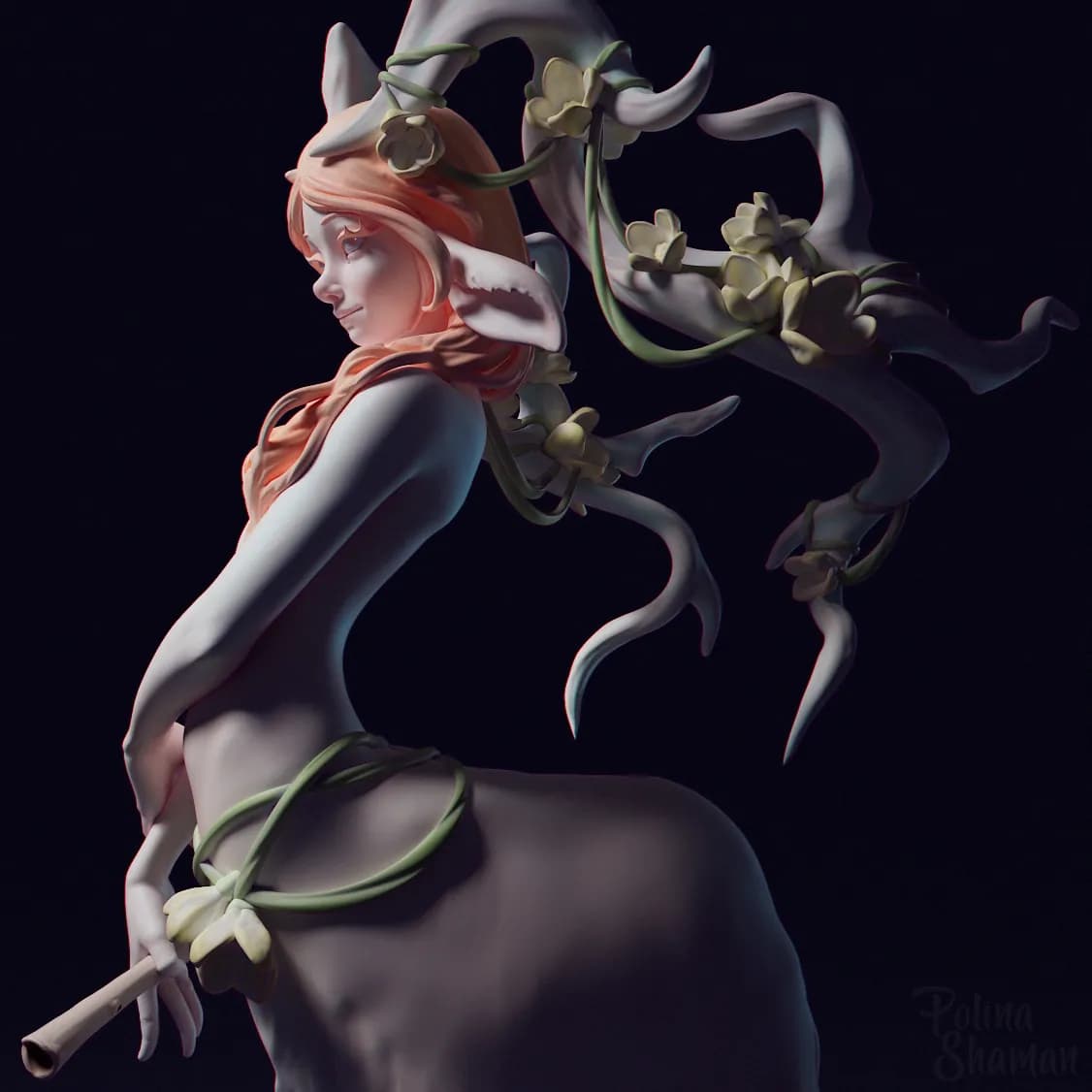 STL - Centaura floral