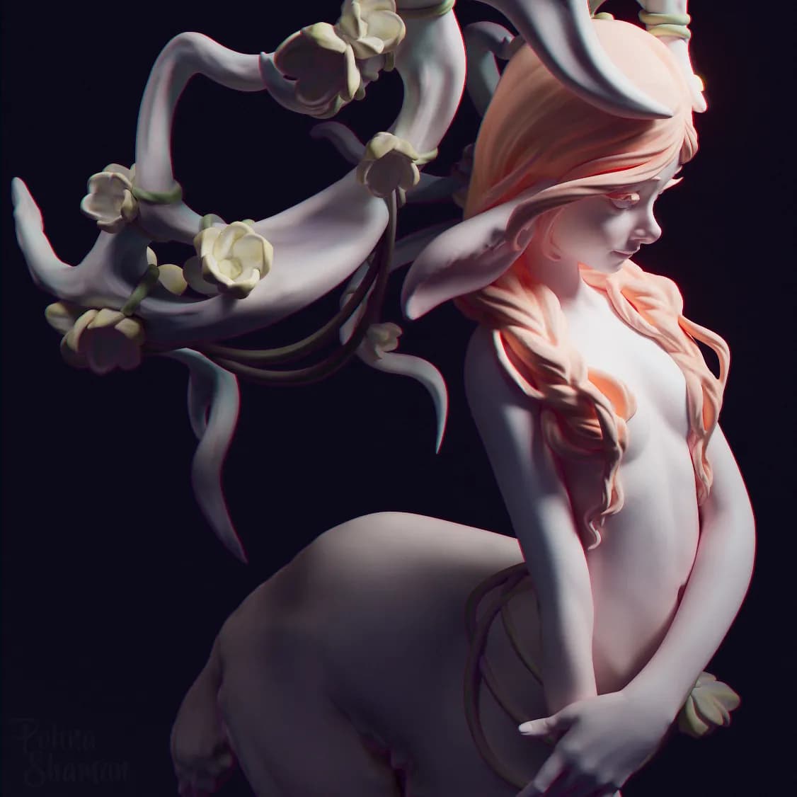 STL - Centaura floral