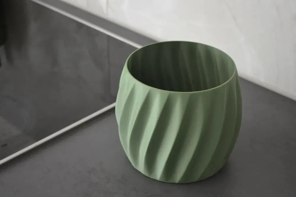 STL - Cesta de Frutas Decorativa render 2