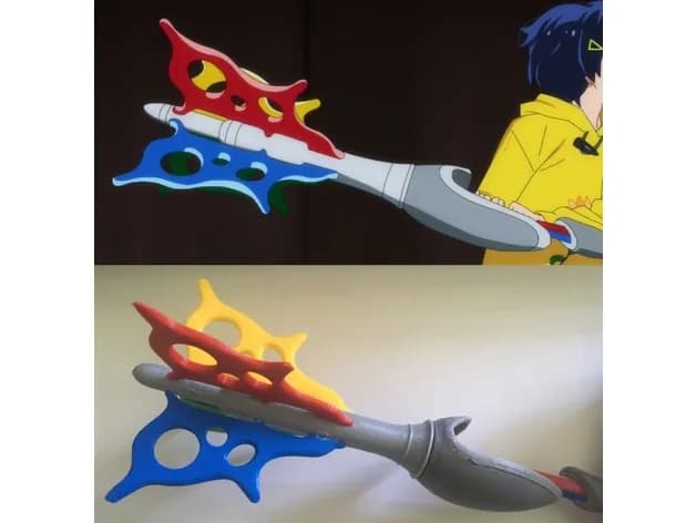 STL - Cetro de Wonder Egg Priority render 3