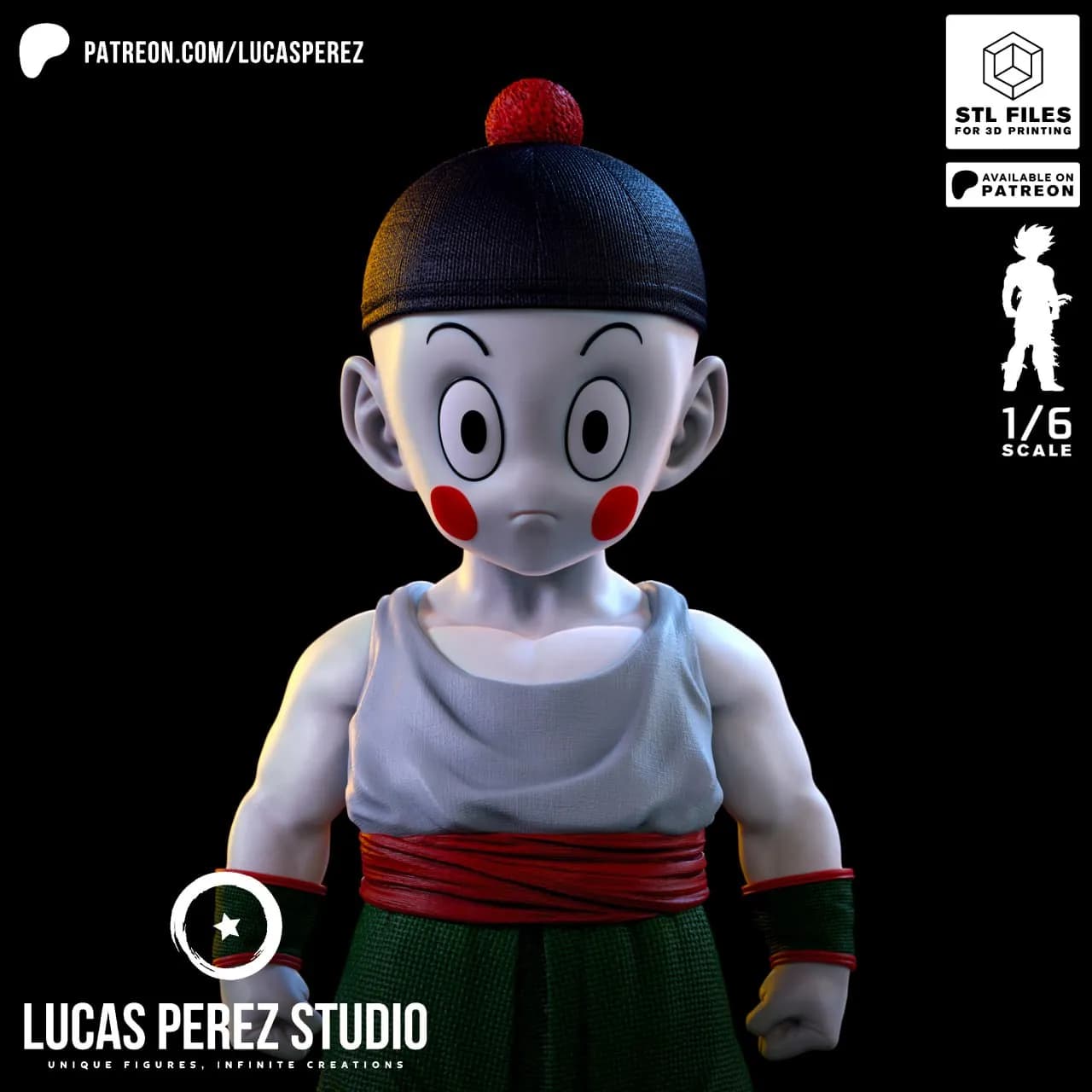 STL - Chaoz figura de Dragon Ball