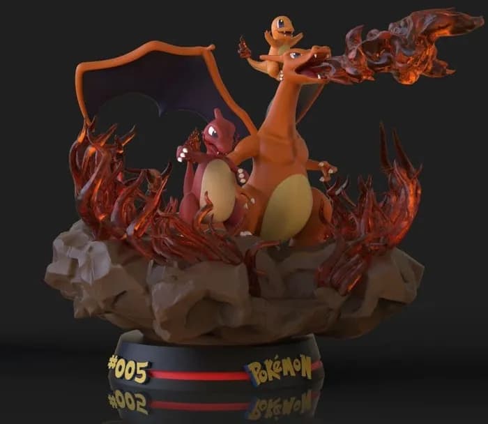 STL - charizard s