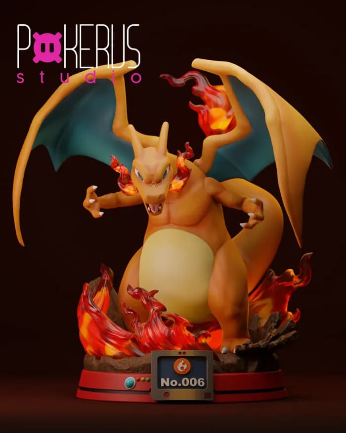 STL - charizard ver b pokerus studio