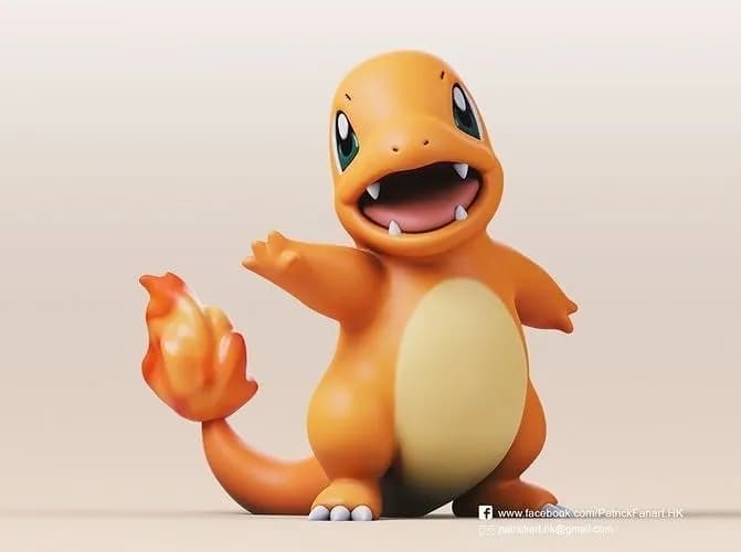STL - Charmander de Pokemon
