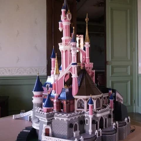 STL - chateau disneyland paris